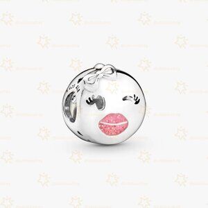 Pandora Wink Emoticon Charm